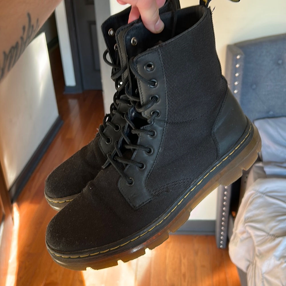 Doc martens combat boots